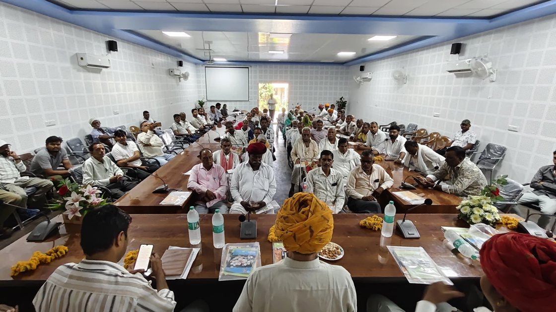 विधायक गोपाल खंडेलवाल ने कहा सरकारी योजनाओं का लाभ किसानों को पारदर्शिता से मिला