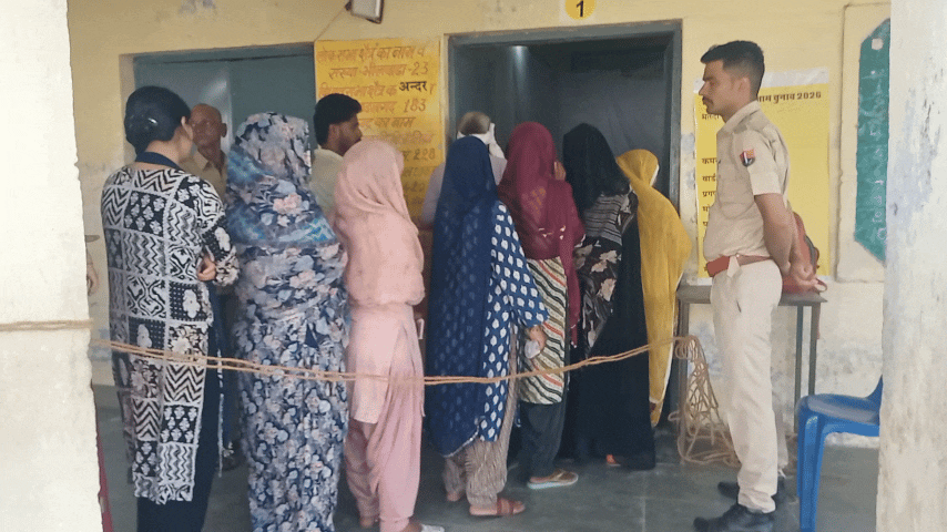 1 बजे तक 58% मतदाताओं ने डाला वोट